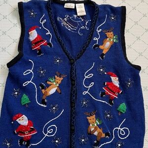 Vintage Bobby Brooks Holiday Sweater Vest